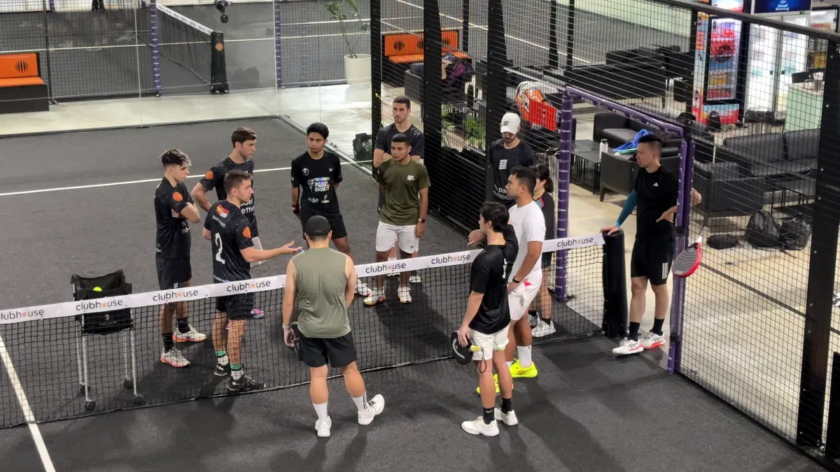 Dani at The Padel Method academy in Jakarta