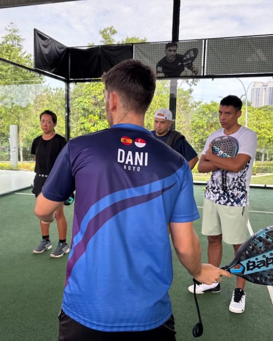 Dani coaching in Malaysia.